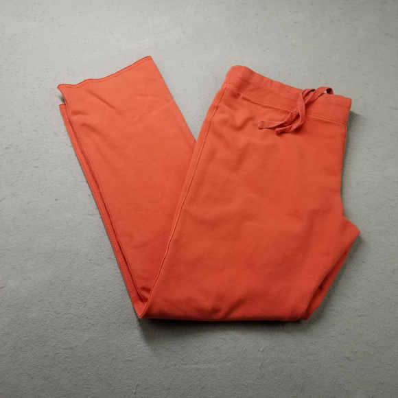 Aeropostale SweatPants Womens XL Orange Elastic Waist Drawstring Soft est 1987 - Picture 2 of 9